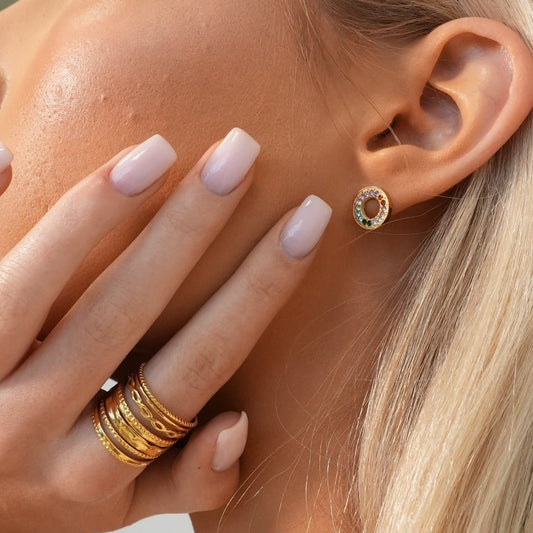 Anel Royale Ajustável Banhado em Ouro 18k