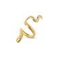 Anel Serpente Ajustável Banhado em Ouro 18K